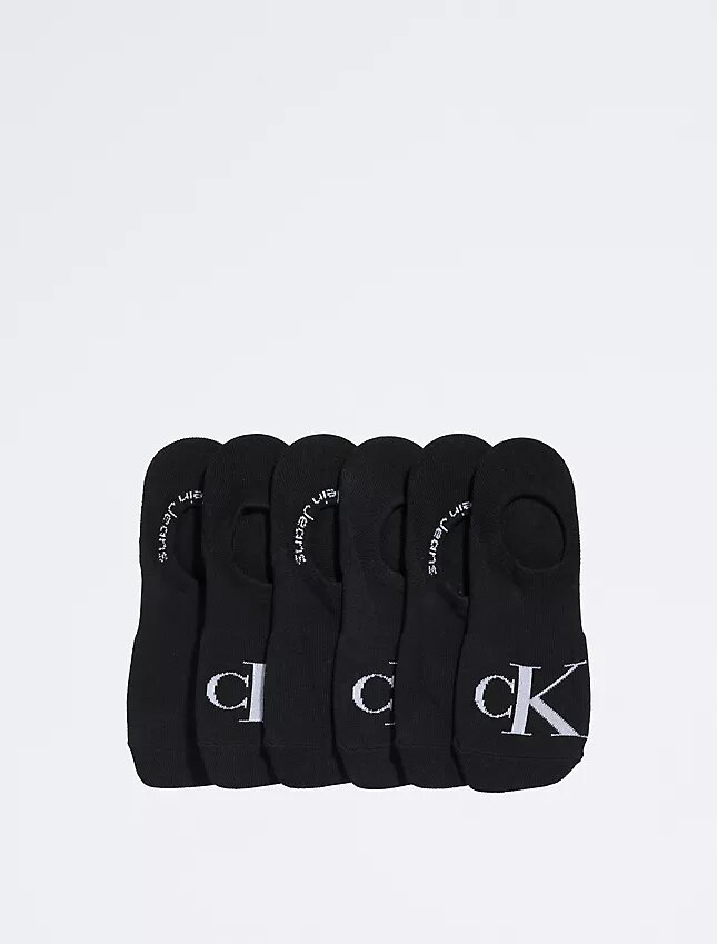 Flachgestrickte Monogram-Unterziehsocken im 6er-Pack Flachgestrickte Monogram-Unterziehsocken im 6er-Pack