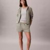 Fleece-Hoodie mit Reißverschluss und Monogram Fleece-Hoodie mit Reißverschluss und Monogram