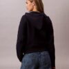 Fleece-Hoodie mit Reißverschluss und Monogram Fleece-Hoodie mit Reißverschluss und Monogram