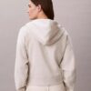 Fleece-Hoodie mit Reißverschluss und Monogram Fleece-Hoodie mit Reißverschluss und Monogram