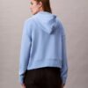 Fleece-Hoodie mit Reißverschluss und Monogram Fleece-Hoodie mit Reißverschluss und Monogram