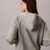 Fleece-Hoodie mit Reißverschluss und Monogram Fleece-Hoodie mit Reißverschluss und Monogram