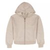 Fleece-Kapuzenpullover mit Reißverschluss für Mädchen Fleece-Kapuzenpullover mit Reißverschluss für Mädchen