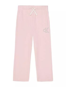 Fleece-Lounge-Hose für Mädchen mit Logo