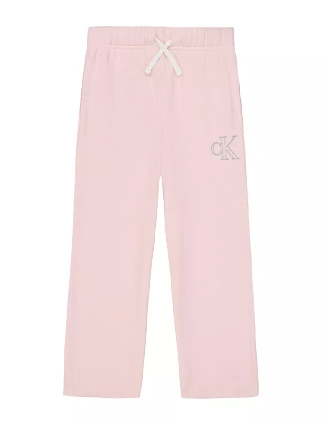 Fleece-Lounge-Hose für Mädchen mit Logo Fleece-Lounge-Hose für Mädchen mit Logo