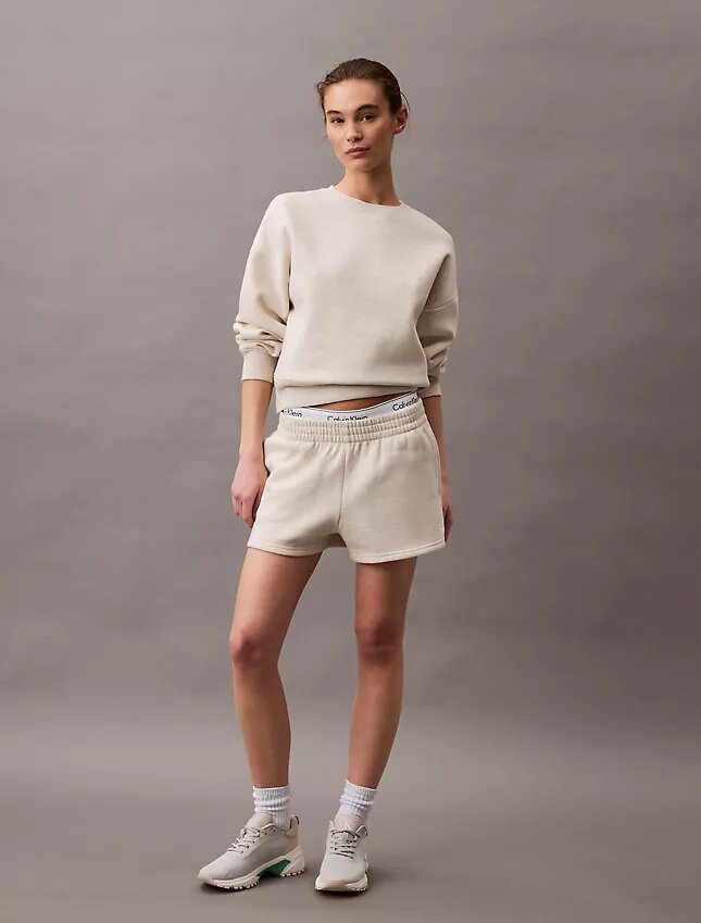 Fleece-Shorts mit Archiv-Logo Fleece-Shorts mit Archiv-Logo