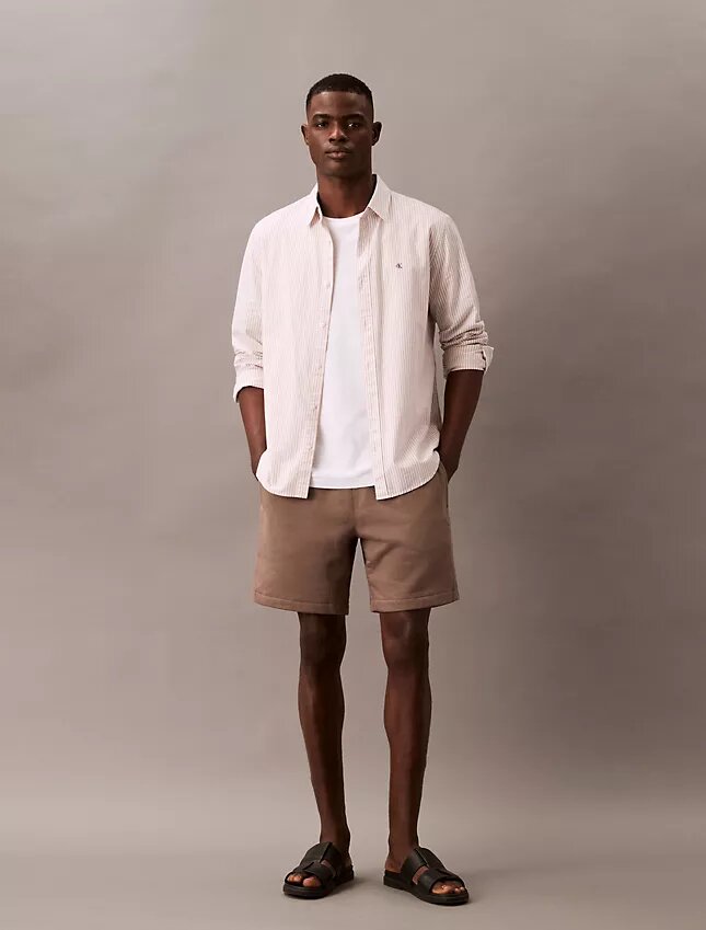 Fleece-Shorts mit Archiv-Logo Fleece-Shorts mit Archiv-Logo