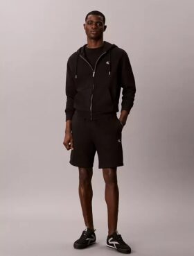 Fleece-Shorts mit Archiv-Logo