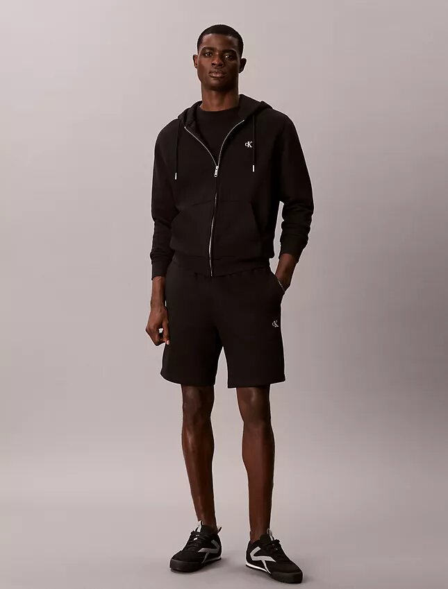 Fleece-Shorts mit Archiv-Logo Fleece-Shorts mit Archiv-Logo