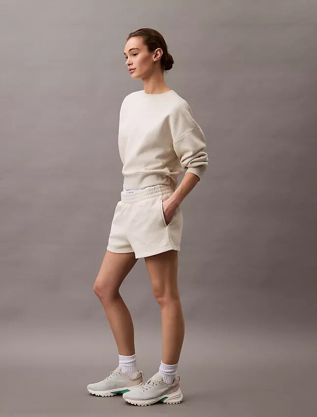 Fleece-Shorts mit Archiv-Logo Fleece-Shorts mit Archiv-Logo