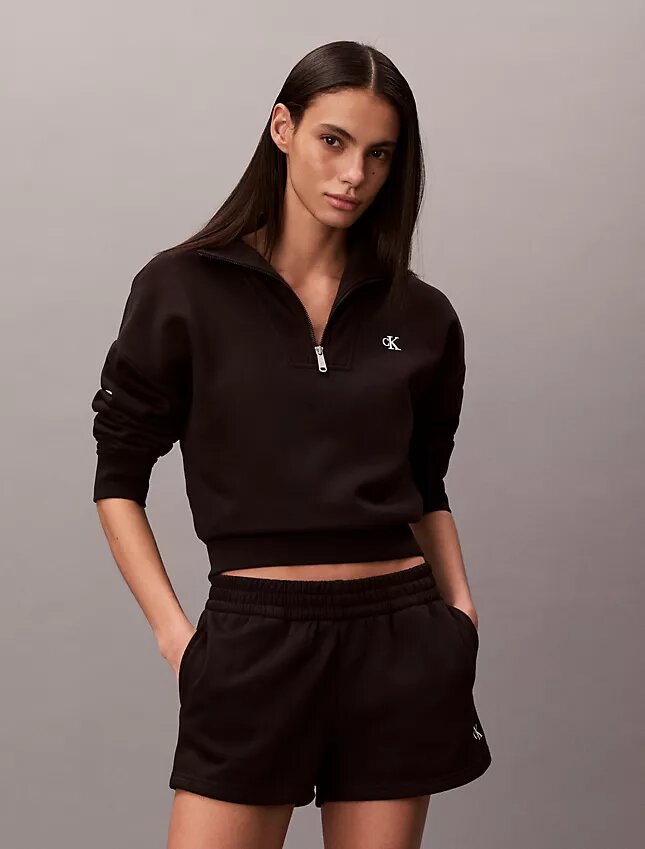 Fleece-Shorts mit Archiv-Logo Fleece-Shorts mit Archiv-Logo