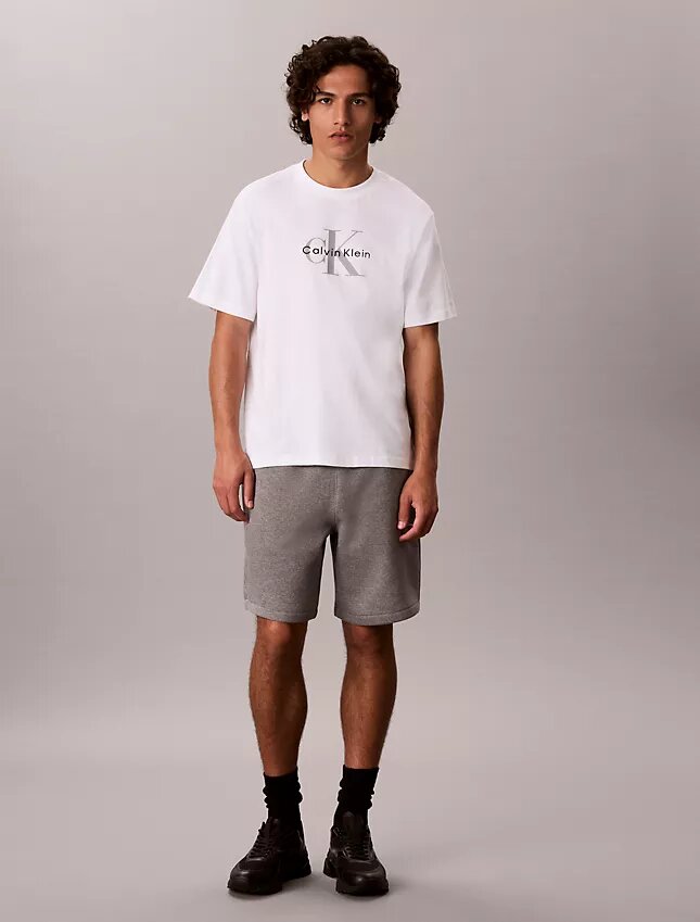 Fleece-Shorts mit Archiv-Logo Fleece-Shorts mit Archiv-Logo