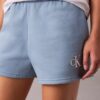 Fleece-Shorts mit Monogram