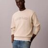 Fleece-Sweatshirt mit Varsity-Logo-Grafik