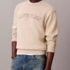 Fleece-Sweatshirt mit Varsity-Logo-Grafik