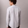 Garnfarbene Streifen Supima Stretch Slim-Shirt