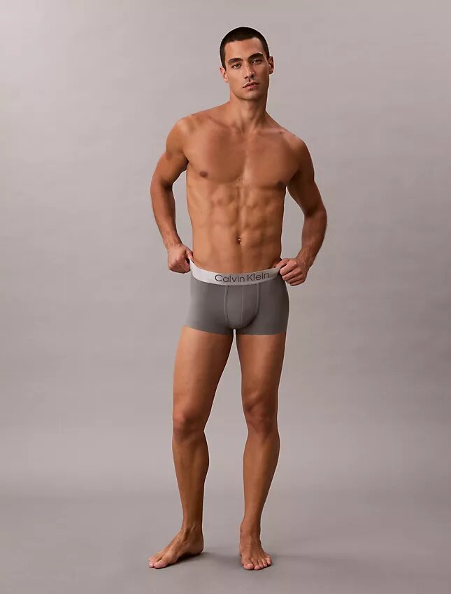 Gebürstete Mikrofaser-Stretch-Low Rise Trunk-Boxershorts Gebürstete Mikrofaser-Stretch-Low Rise Trunk-Boxershorts