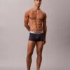 Gebürstete Mikrofaser-Stretch-Low Rise Trunk-Boxershorts