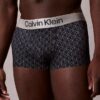 Gebürstete Mikrofaser-Stretch-Low Rise Trunk-Boxershorts