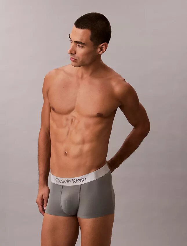 Gebürstete Mikrofaser-Stretch-Low Rise Trunk-Boxershorts Gebürstete Mikrofaser-Stretch-Low Rise Trunk-Boxershorts