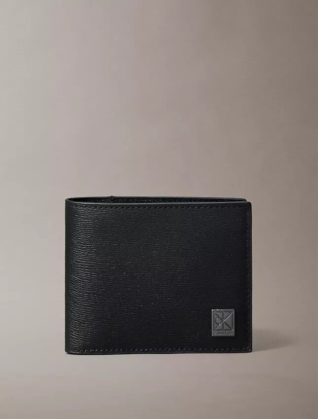 Geldbörse mit Emblem-Logo und Münzfach Geldbörse mit Emblem-Logo und Münzfach
