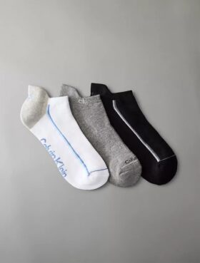Gepolsterte No-Show-Socken im 3er-Pack