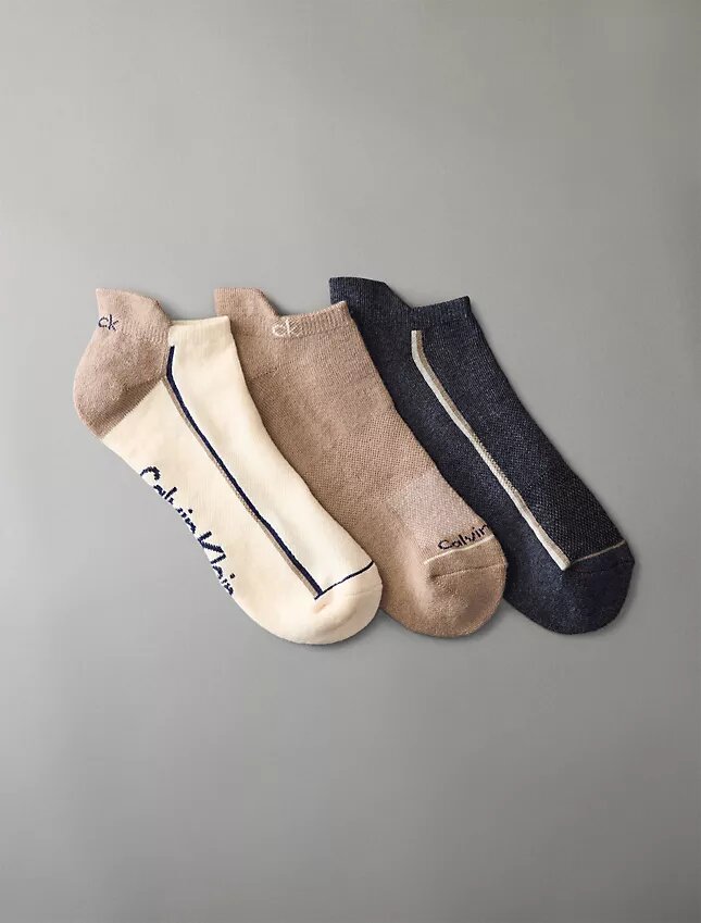 Gepolsterte No-Show-Socken im 3er-Pack Gepolsterte No-Show-Socken im 3er-Pack