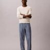 Gerade Chambray-Hose zum Hineinschlüpfen Gerade Chambray-Hose zum Hineinschlüpfen
