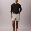 Gerade geschnittene Shorts aus Cotton Stretch