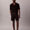 Gerade geschnittene Shorts aus Cotton Stretch