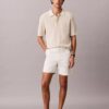 Gerade geschnittene Shorts aus Cotton Stretch