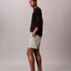 Gerade geschnittene Shorts aus Cotton Stretch