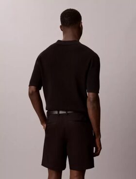 Gerade geschnittene Shorts aus Cotton Stretch