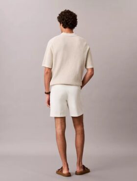 Gerade geschnittene Shorts aus Cotton Stretch