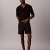 Gerade geschnittene Shorts aus Cotton Stretch