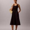 Gerafftes Midikleid Gerafftes Midikleid