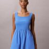 Gerafftes Midikleid