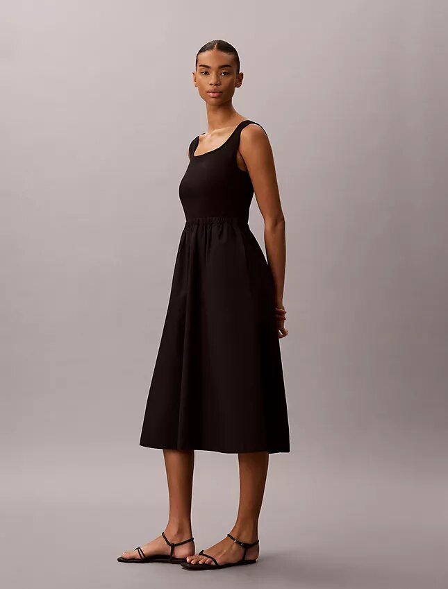Gerafftes Midikleid Gerafftes Midikleid