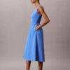 Gerafftes Midikleid
