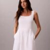 Gerafftes Midikleid Gerafftes Midikleid
