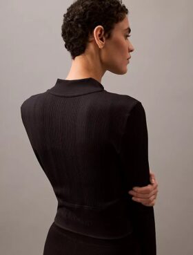 Gerippte, sportliche, kurze Jacke