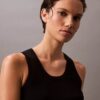 Geripptes Baumwoll-Tanktop Geripptes Baumwoll-Tanktop