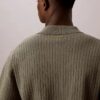 Geripptes Sweater-Poloshirt Geripptes Sweater-Poloshirt