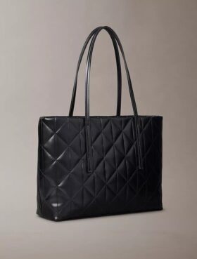 Gesteppte kleine Tasche mit Emblem-Logo