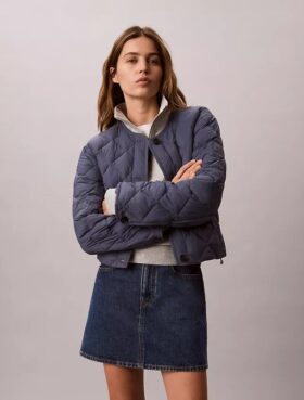 Gesteppte Liner-Jacke