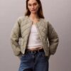 Gesteppte Nylonjacke