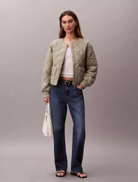 Gesteppte Nylonjacke