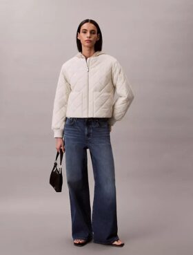 Gesteppte Nylonjacke