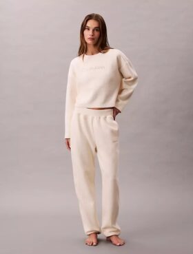 Gestepptes Fleece-Schlaf-Sweatshirt