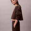 Gestepptes Fleece-Schlaf-Sweatshirt